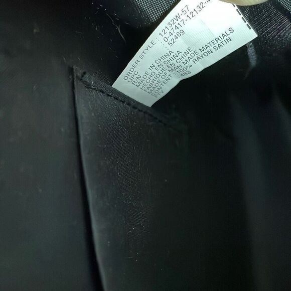 Black Satin Rhinstone Handbag Shoulder Bag Witchy Fairy Whimsical Evening Bag - Picture 8 of 11